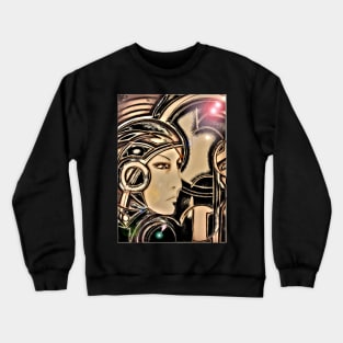 art deco sci fi ,Jacqueline Mcculloch Crewneck Sweatshirt